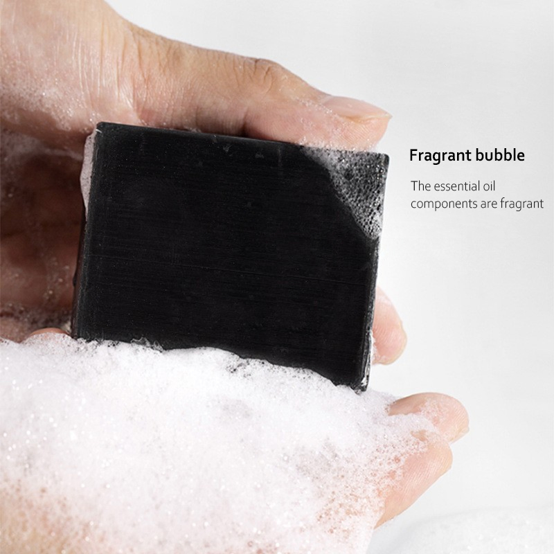 Private Label Handmade Nature Exfoliating Body Cleansing Scent Bath Soap Bamboo Charcoal Soap
