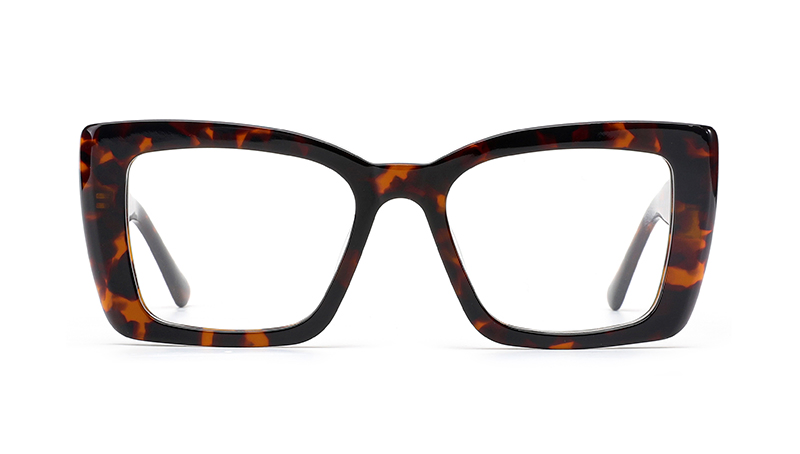 Four Colors Oversize Shape Ready Goods Eyeglasses Frame