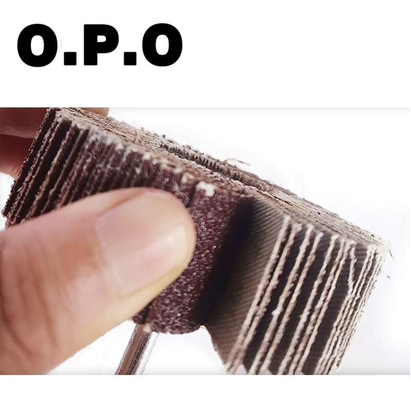 Алмазный шлифовальный лепестковый круг на оправке