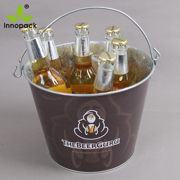 Customized Colorful Color Metal Beer Bottle Cooler Ice Bucket