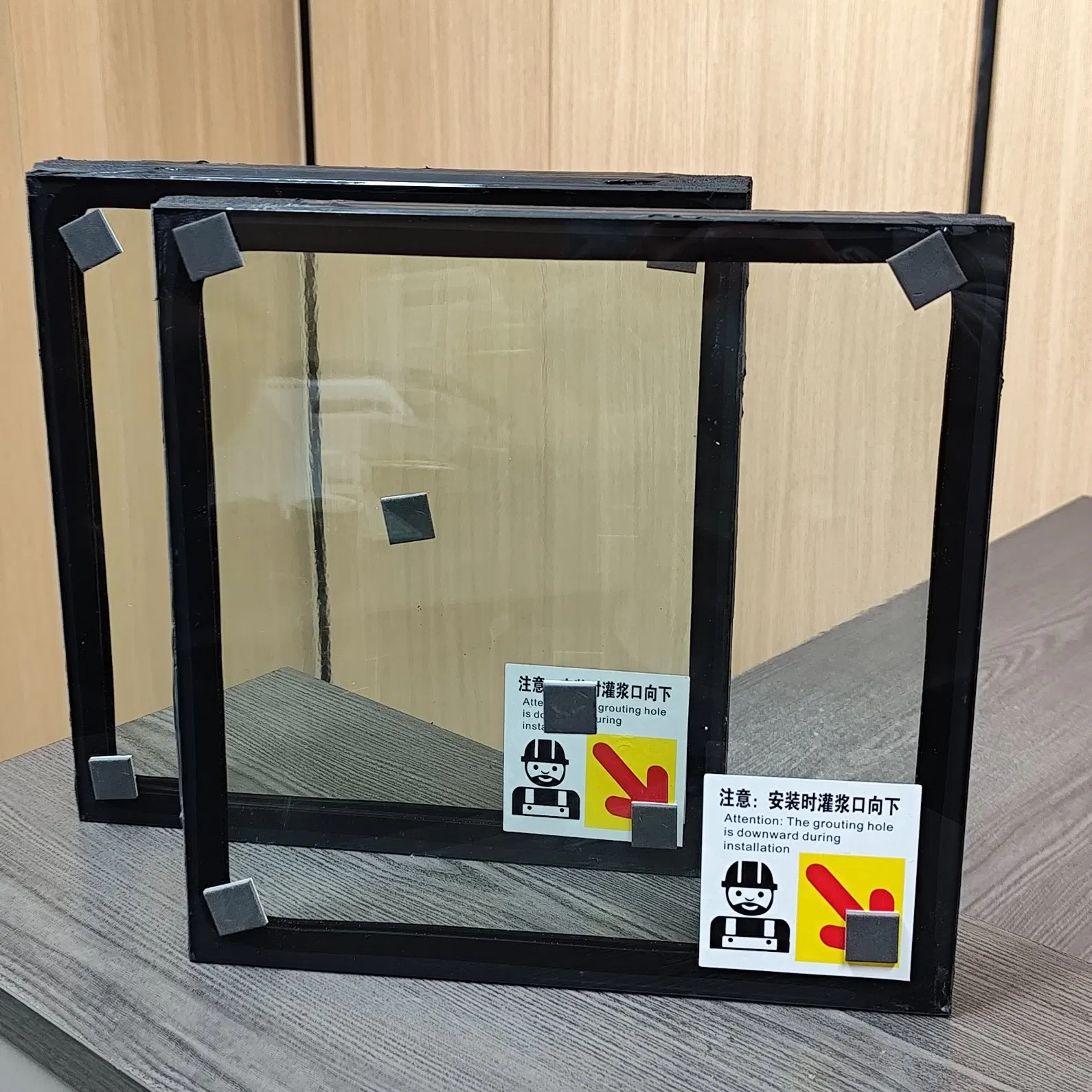 3.0h Fireproof Glass 25mm Security Glass Waterproof Soundproof