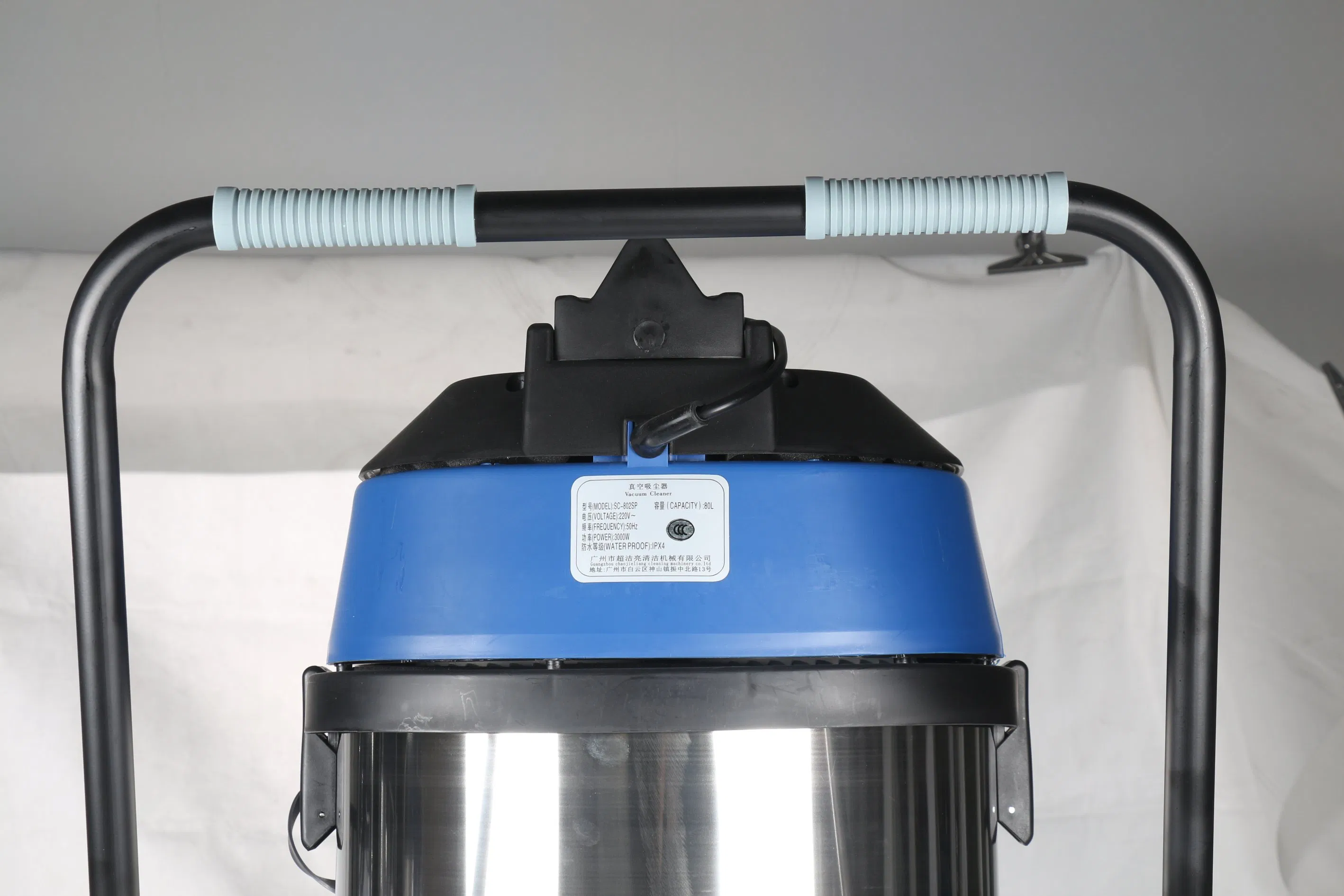 1500W Motor, 80liter Stainless Tank Wet and Dry Vacuum Cleaner