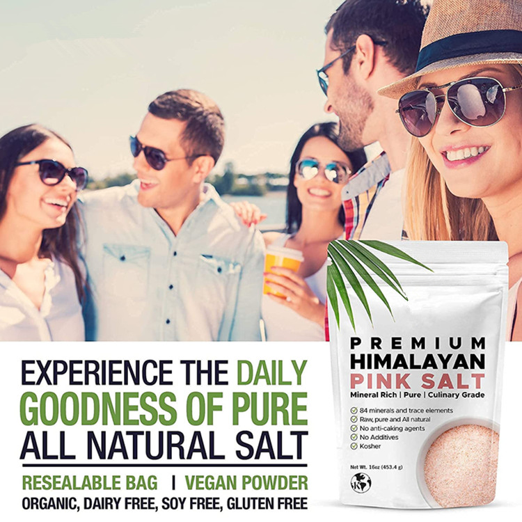 Private Custom Premium Himalayan Pink Fine Grain Salt
