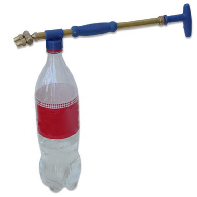 Garden Watering Tool Portable Bottle Cap Hand Sprayer, Sprayer Bottles Air Pump Manual High Pressure for Garden Artwork