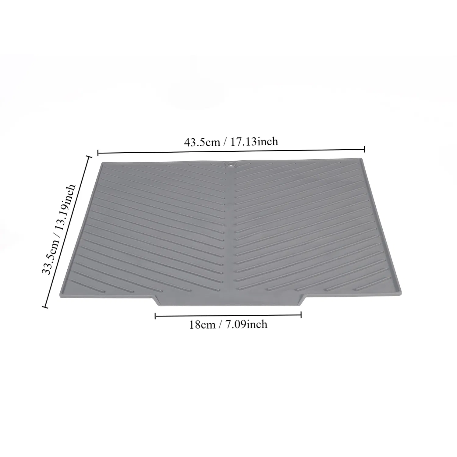 Силиконовый коврик для сушки посуды Modern Square