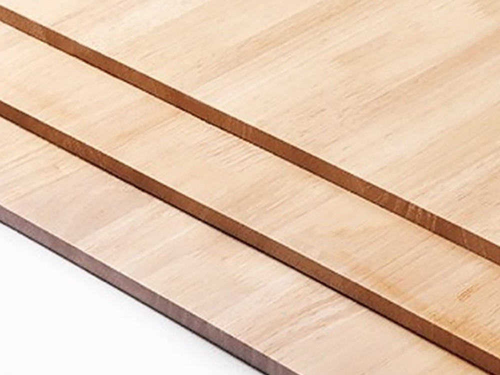 AA Grade Ab Grade 18mmx1220mmx2440mm 18mm4X8 Rubber Wood Finger Joint Board From Shandong Good Wood