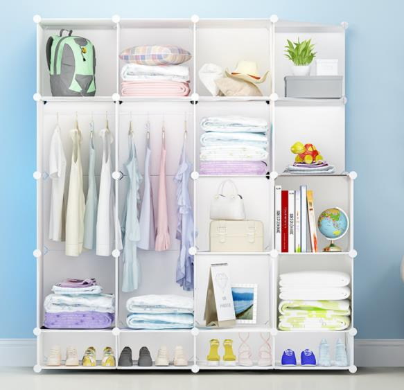 Hot-Selling Bedroom Large Capacity Multifunctional Wardrobe with Pattern