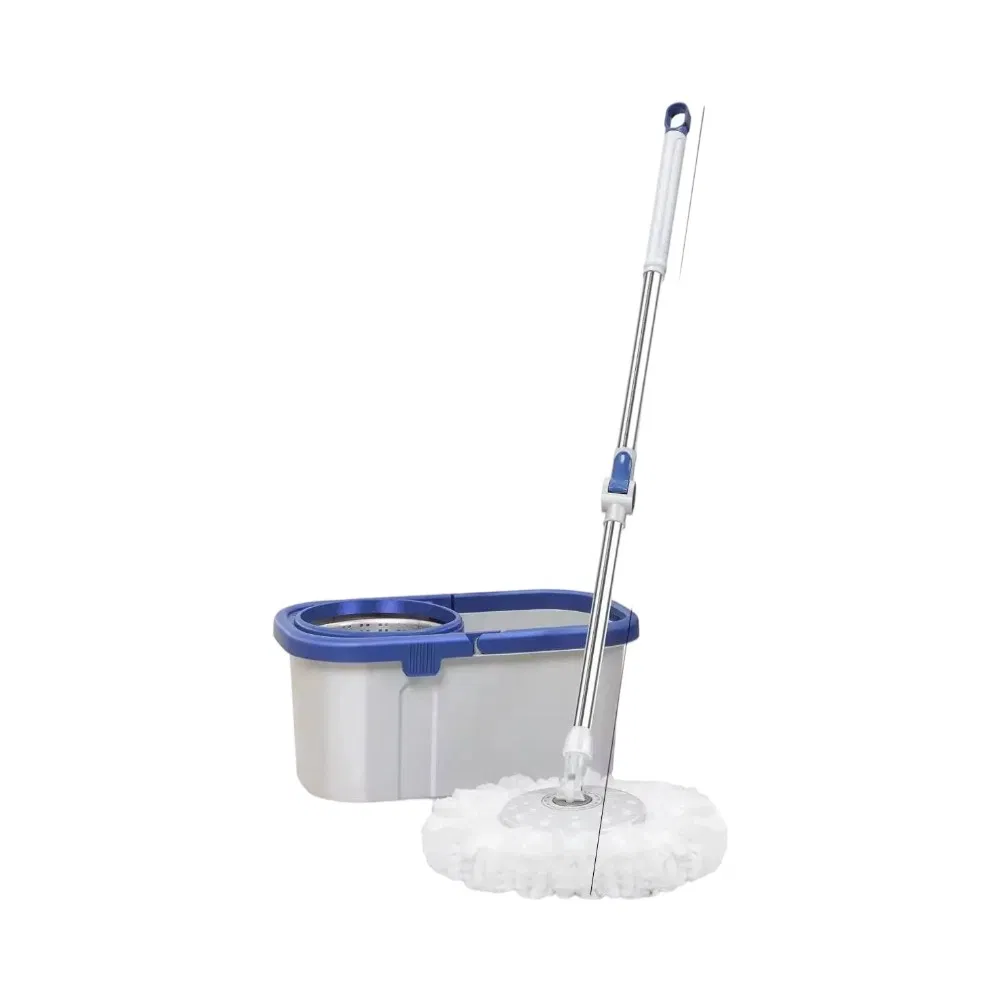 Durable Stainless Steel Rotating Mop for Home and Commercial Use