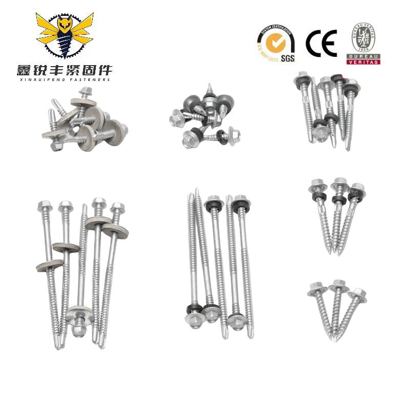 Xrf Hex Head Drilling Screw Ruspert Coated Roofing Screws for Metal Stud