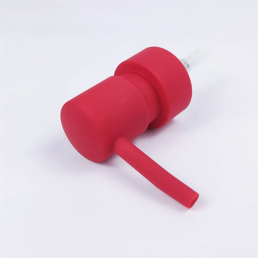 Red Color Plastic Screw Pump Color Customized Lotion Pump