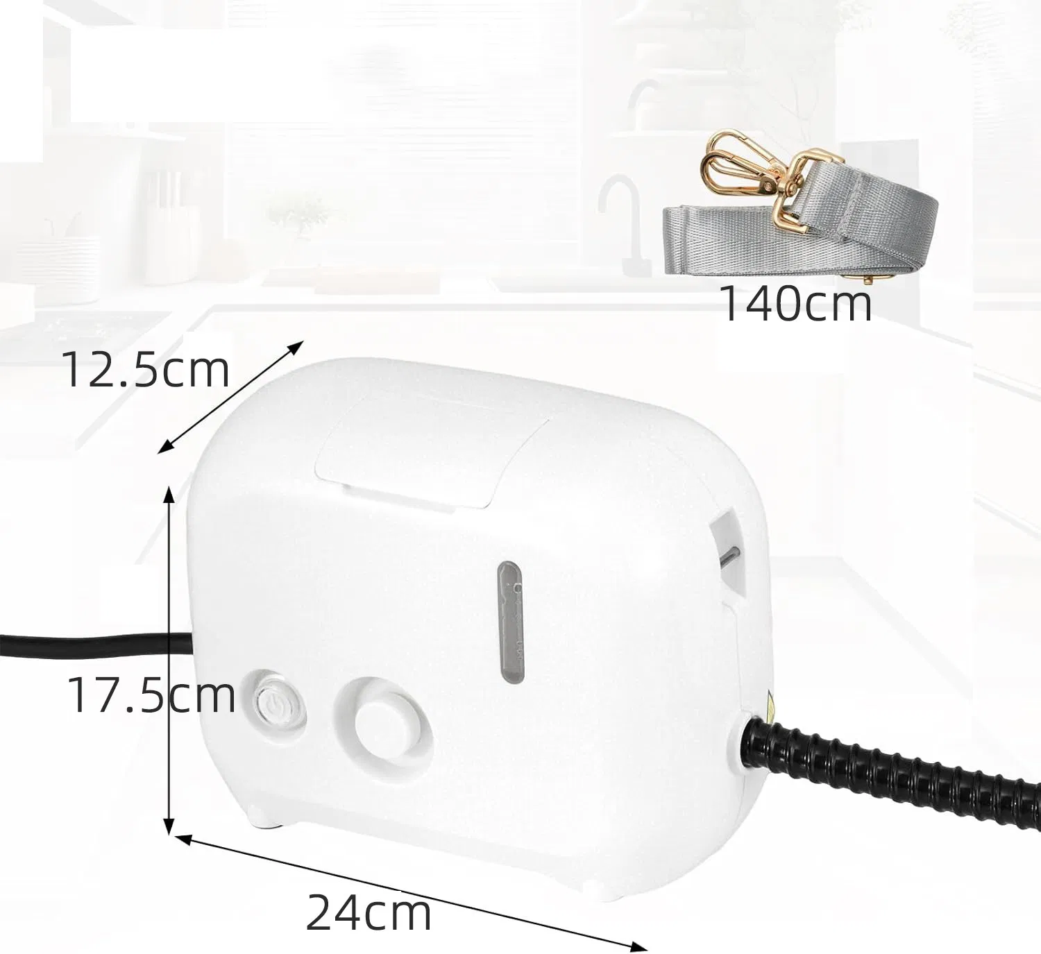 Portable Steam Cleaner Household Steamer Multipurpose Pressurized Steam Cleaning for Car