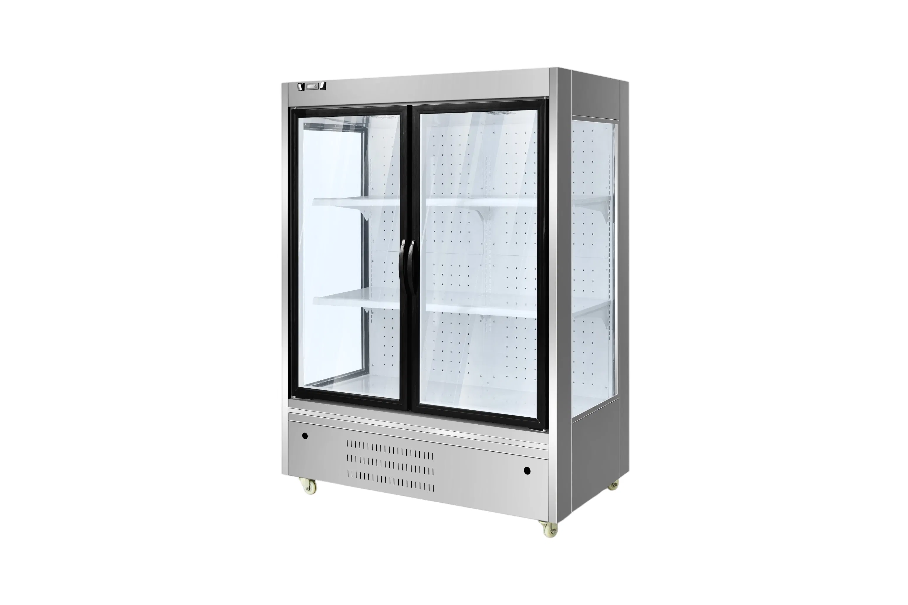 Made in China Non-Freezing Glass Door Large-Capacity Computer-Controlled Commercial Refrigerator
