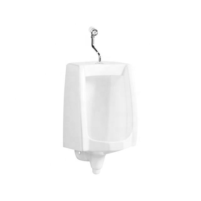 Wall Installation Rectangle White Ceramic Toilet Urinal Standing Peeing with Flush Valve