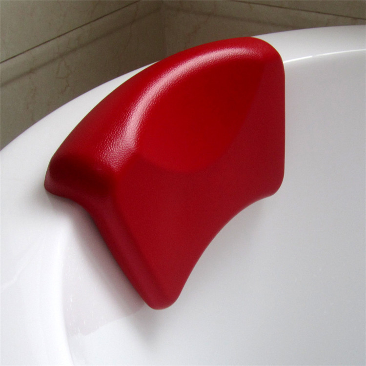 High Quality Bathroom Accessories Black PU Bath Pillow