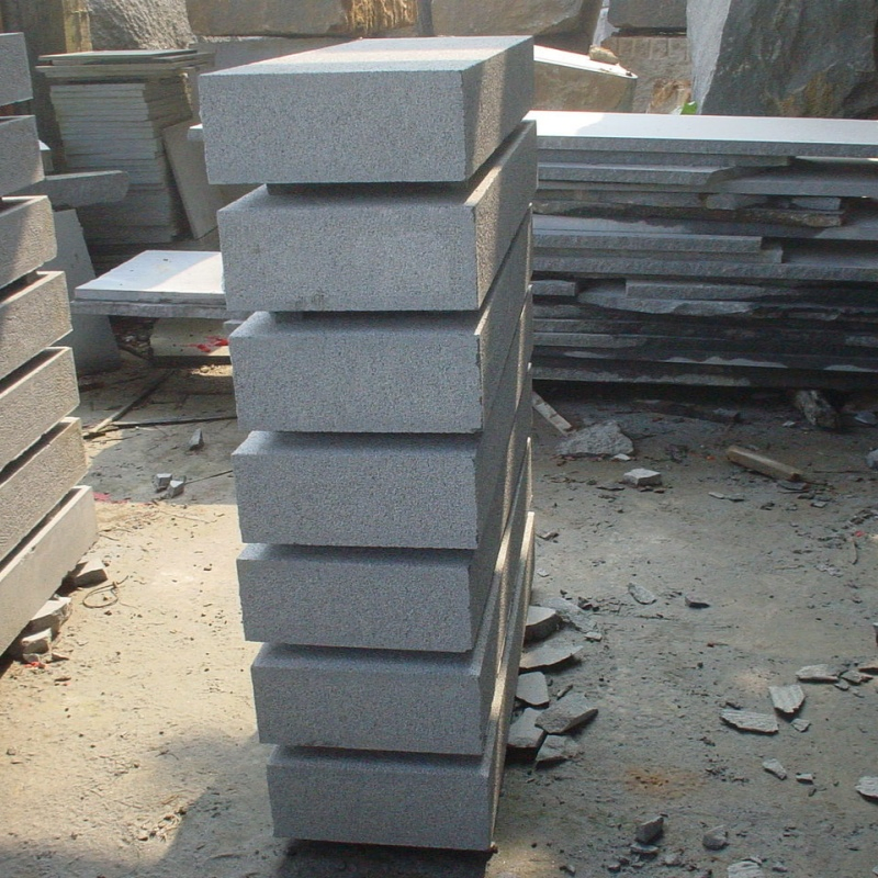 Natural Grey Granite Products Flamed and Polished Customized