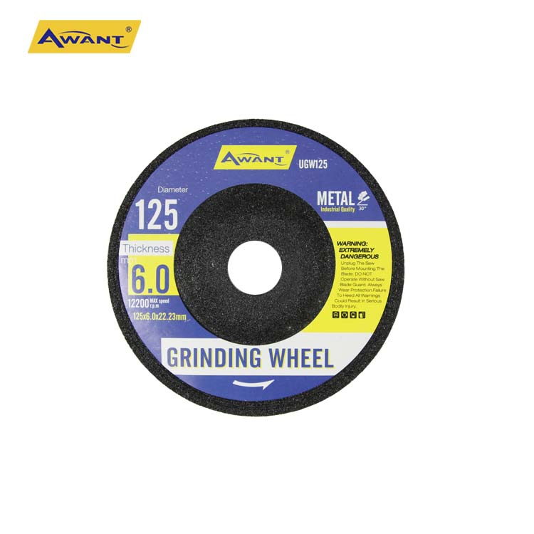 125mm Black Two Net Superior Cast Iron Grinding Wheel for Inox Metal