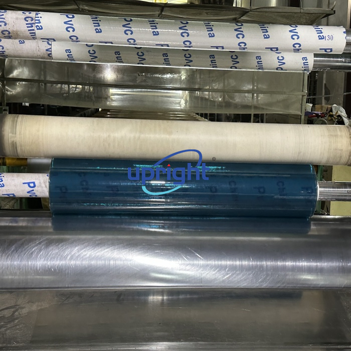 Upright Fireproof Non-Toxic 0.2mm 0.5mm Thickness Super Clear PVC Plastic Sheet for Plastic Jelly Bags and Pillow Blanket Quilt Textile Bags