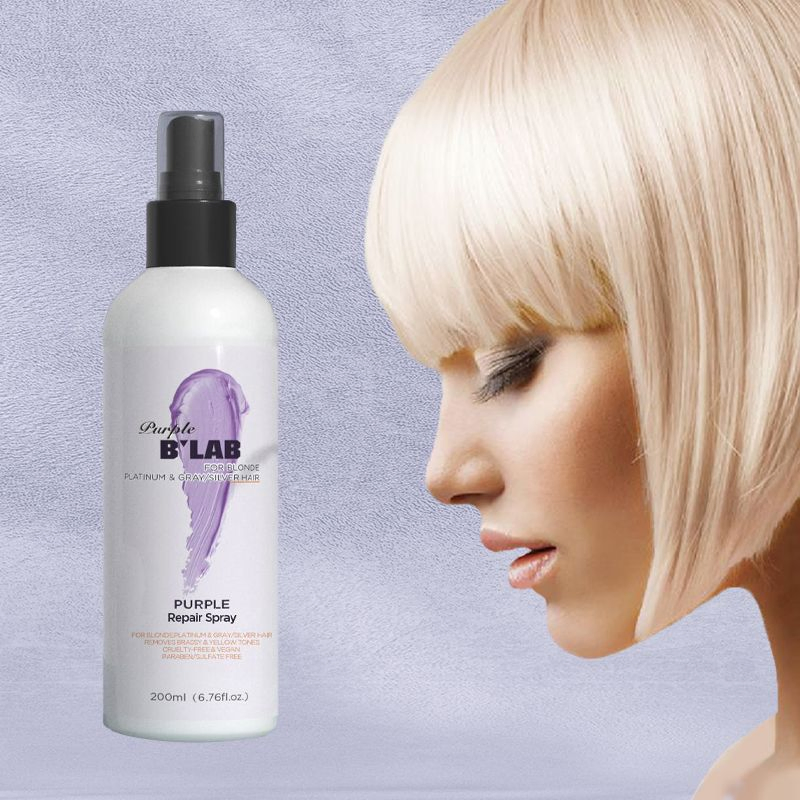 Private Label Strengthen Protection Purple Repair Hair Spray