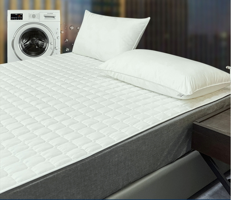 Cotton Top Deep Pocket Quilted Down Mattress Topper Protector