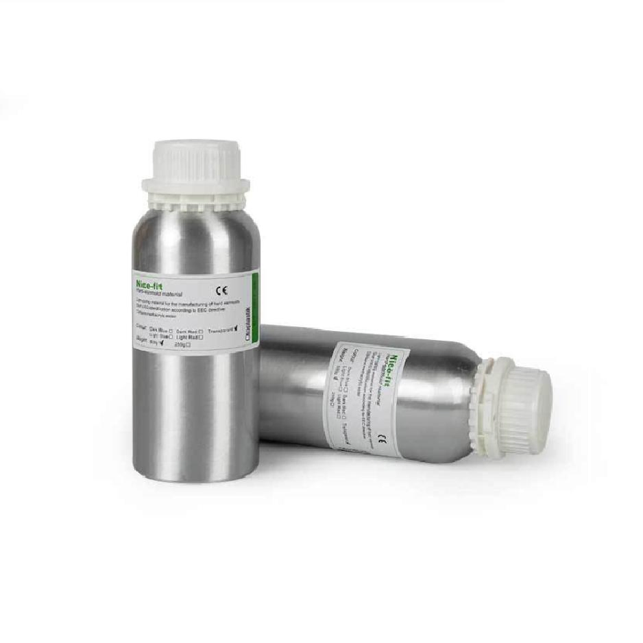 Nice Fit UV Light Polymerisation Hearing Aid Hard Eamold Material