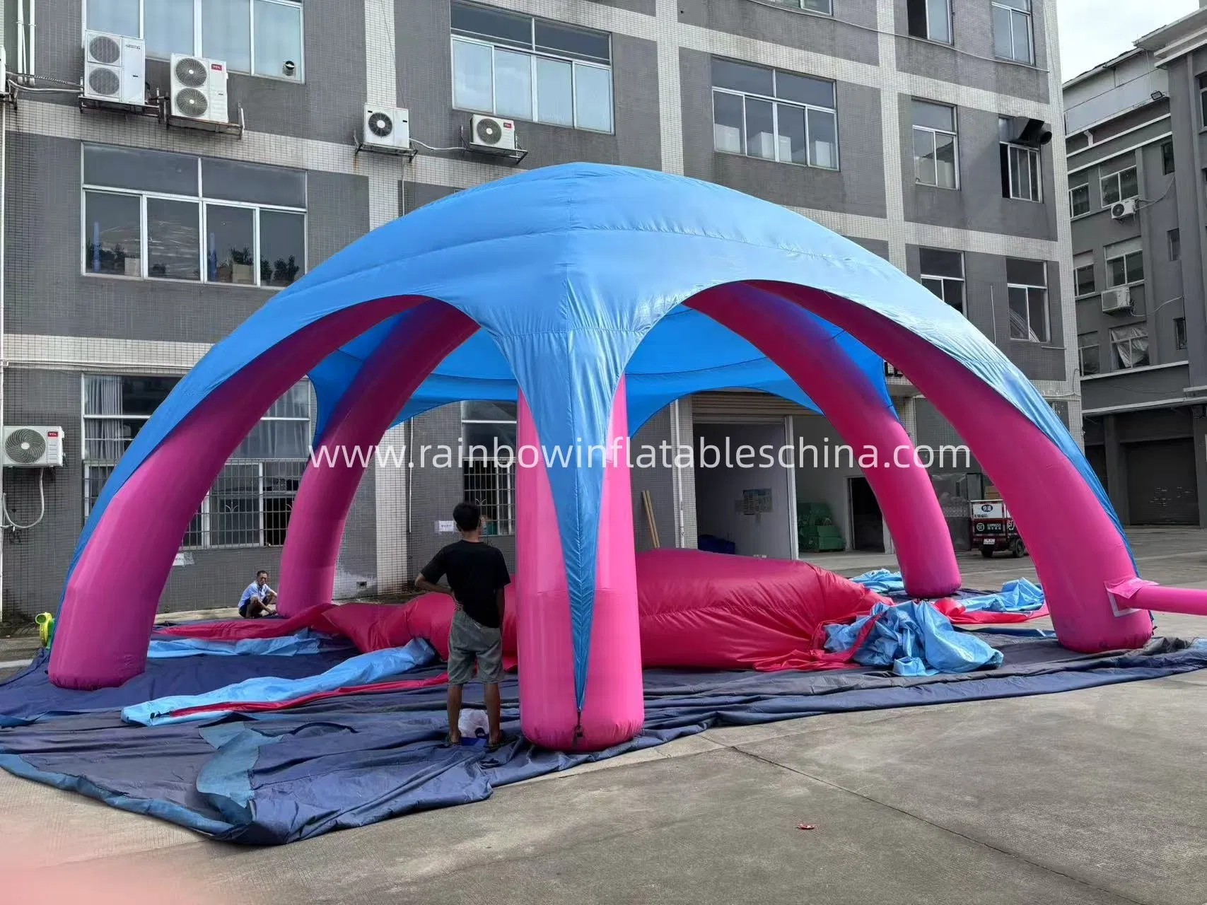 Dome-Shaped Inflatable Tent for Outdoor Events and Commercial Brand Exhibition Activity