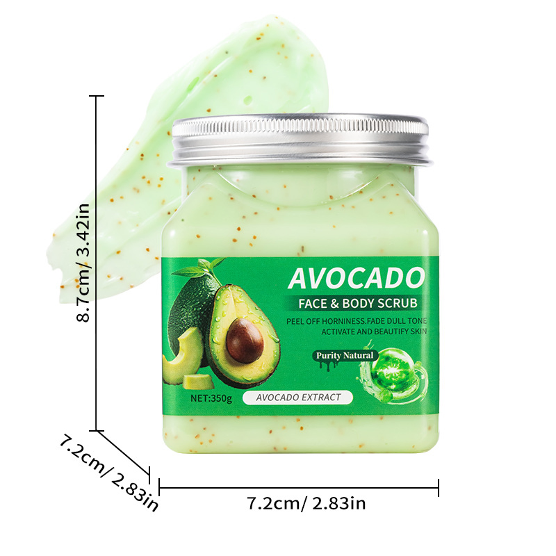 Shea Sugar Hypoallergenic Aloe Vera Face Scrub Ultra Hydrating and Exfoliating Scrub for Nourishing Essential Body Care