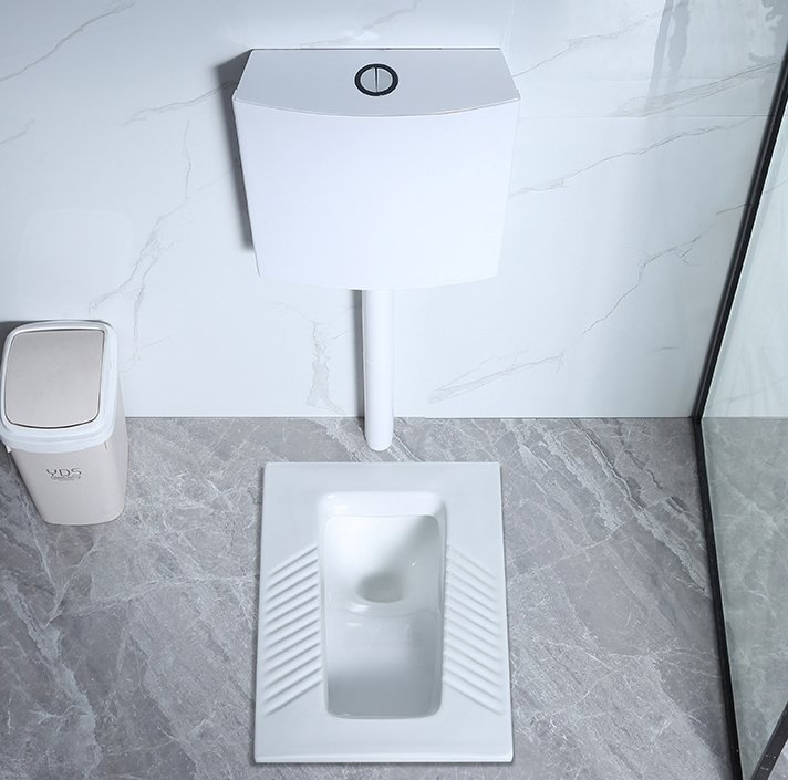 Fluor Toilet Flush Tank Set Plastic Dual Flush Cistern Bathroom Fitting