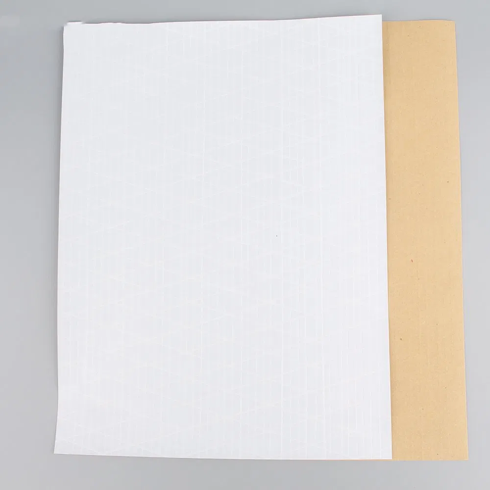 Reinforced White PP Film Scrim Kraft Paper Roll Thermal Insulation