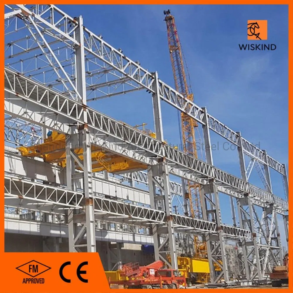 Prefabricated Light Steel Structure H Steel Beam and Column Steel Buildings