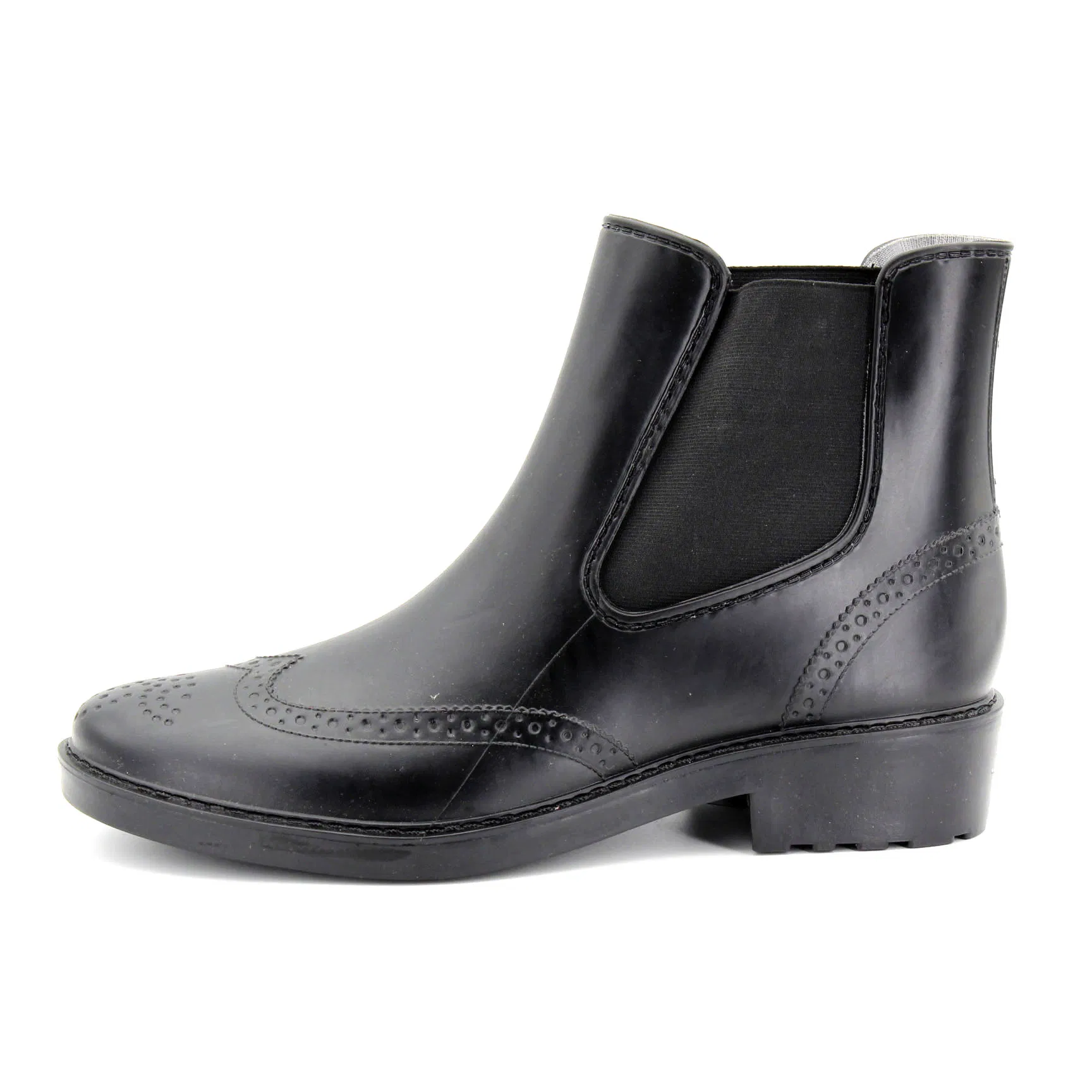 Ladies Ankle Lightweight Waterproof PVC Chelsea Rain Boots