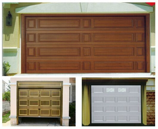 Electrical Remote Control Garage Door with CE Certificate Hf-063