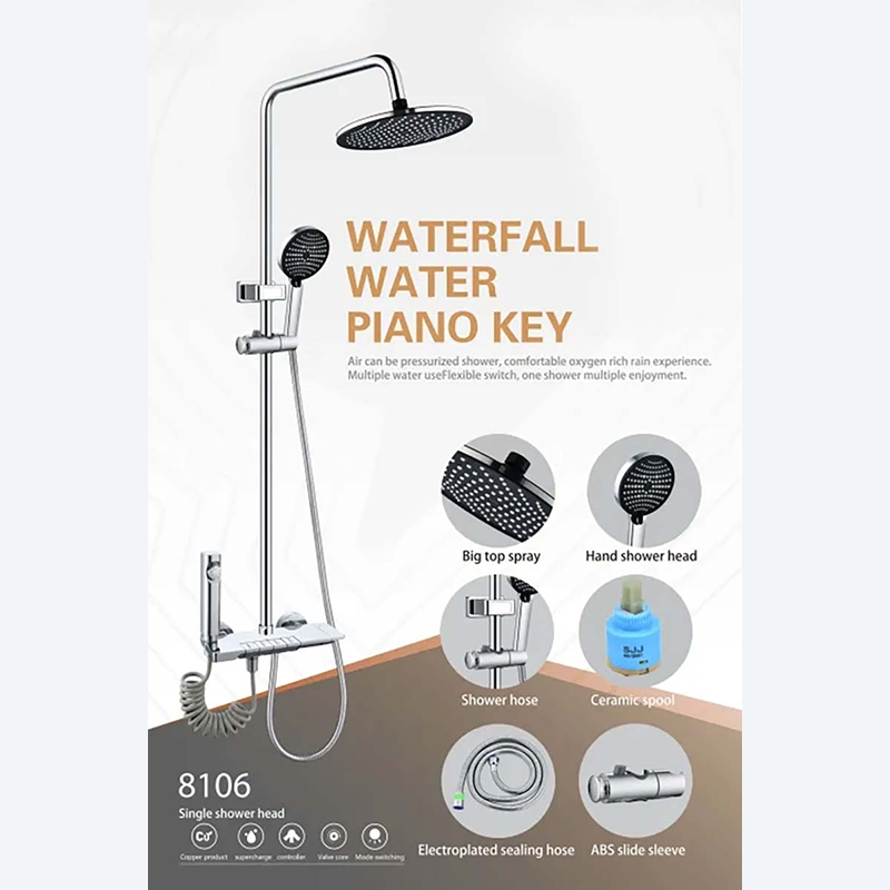 Faucets for Bathroom Wall Mounted Bath Tap Concealed Shower Faucet