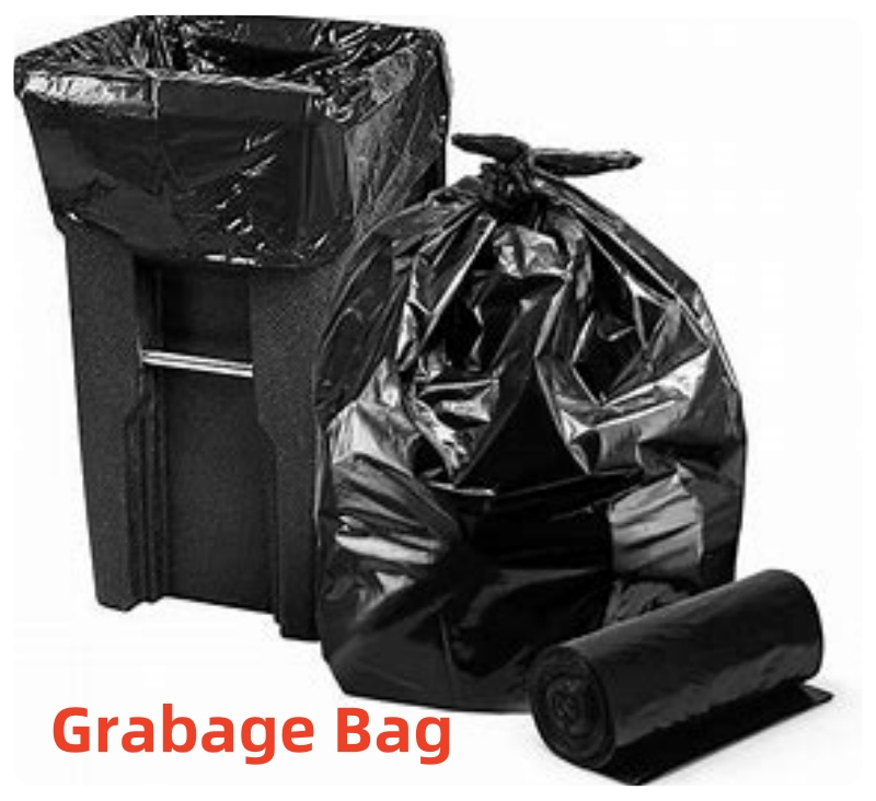 Прочные мусорные пакеты с завязками, 1-120 л