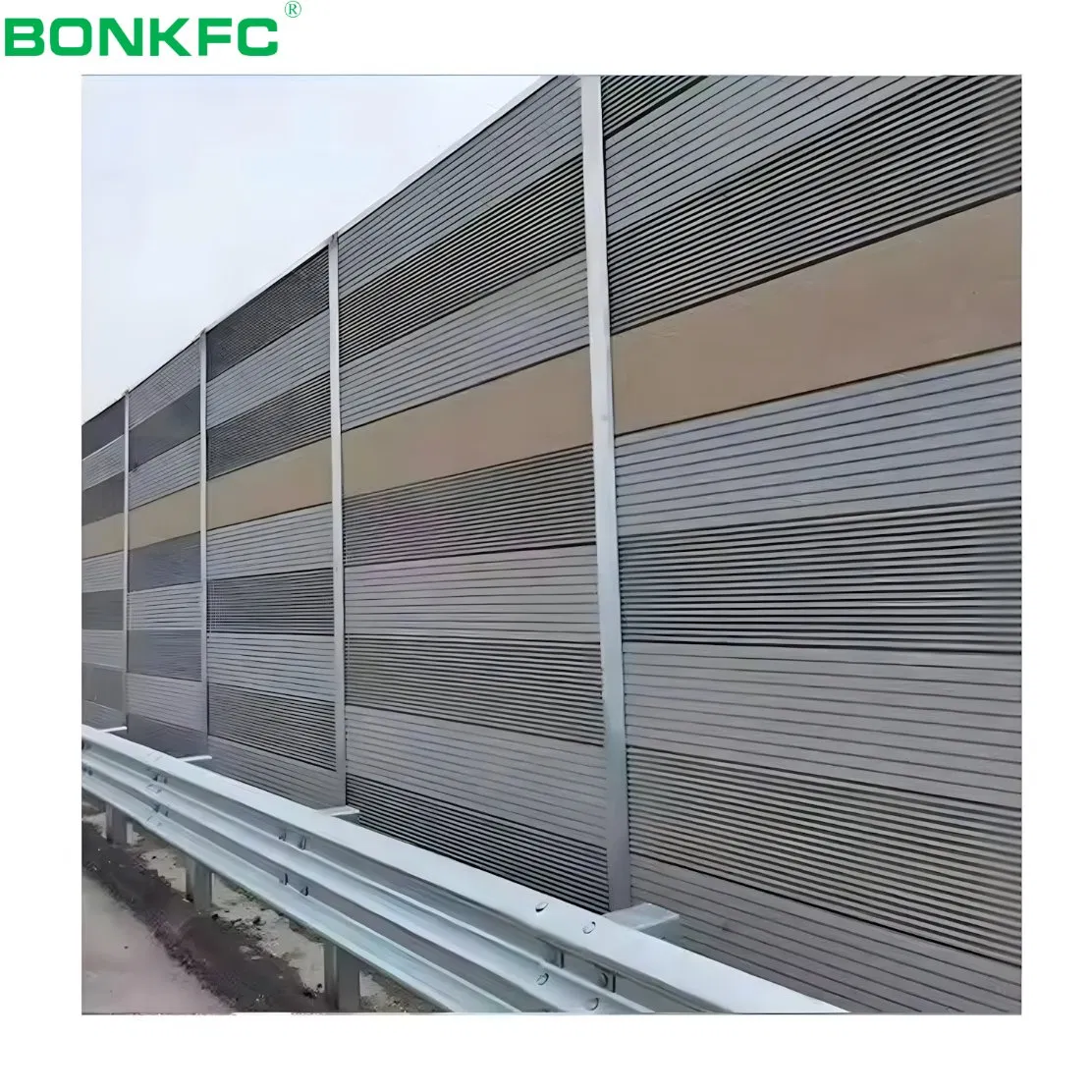 Bonkfc Transparent Sound Barrier Noise Barrier for Road/Highway/Residential Sound Proof Fence for Highway Export