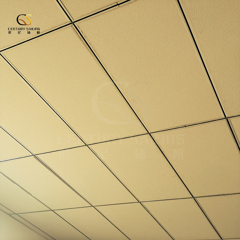 Fireproof Fiberglass Acoustic Ceiling Panel / Board for Suspended Decorative