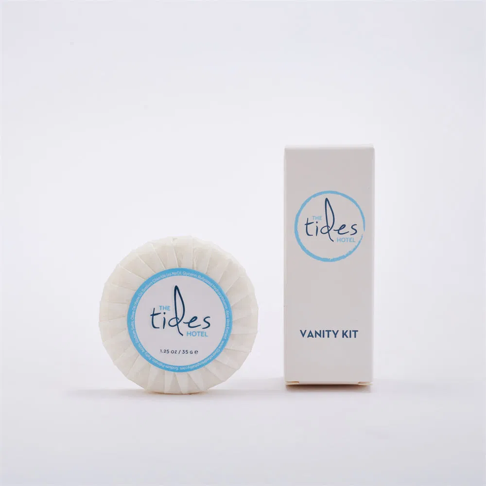 Elegant Round White Mini Soap for Disposable Hotel Amenities