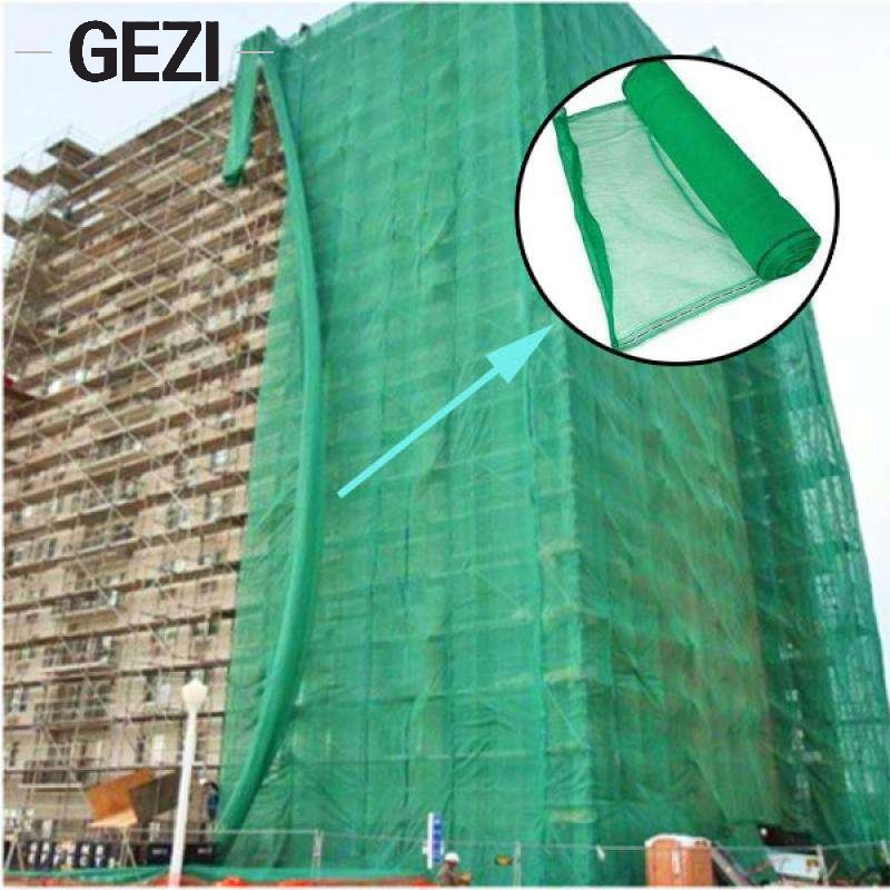 Durable Shade and Debris Net for Building Maintenance and Construction
