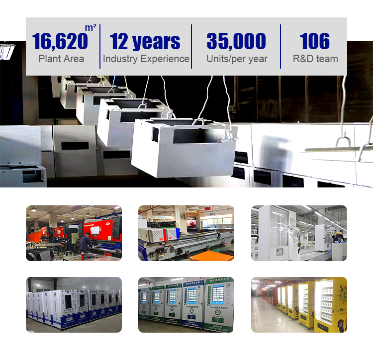 Hot Selling Snack Beverage Smart Combo Vending Machines