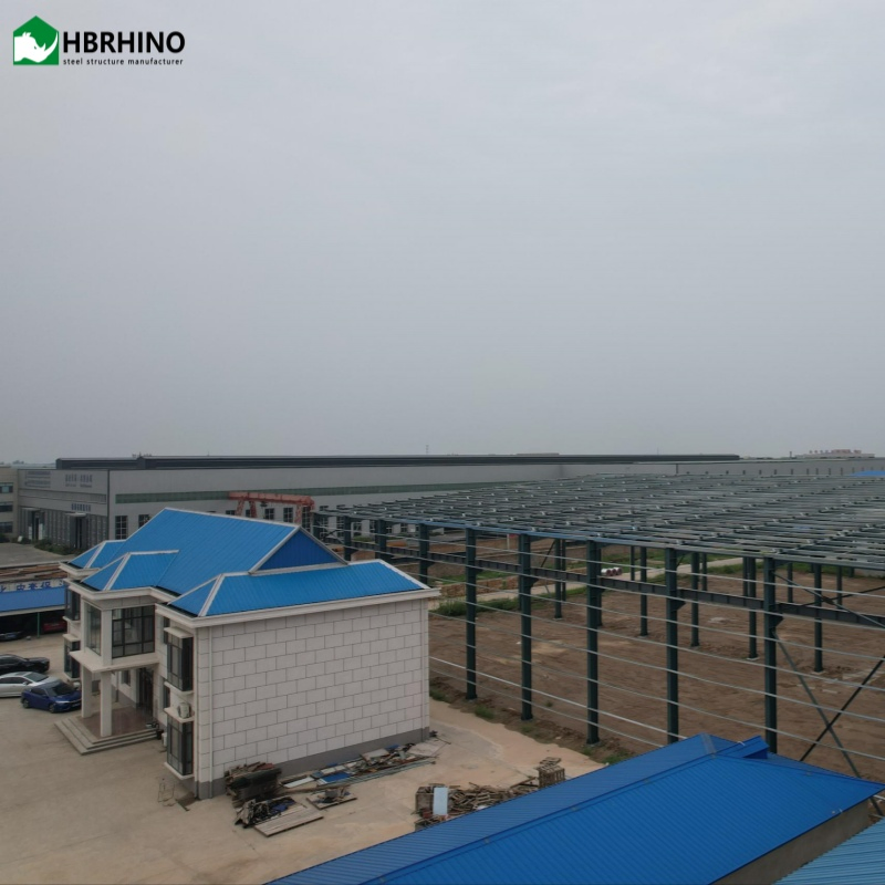 Multi-Story Large Span Prefabricated Exportable High Strength & Durable Light Steel Structure Buildings for Factories Workshops Warehouses Building