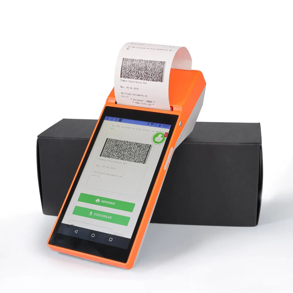 5.5" Android Handheld Mini POS Sp02 with Inbuilt Printer
