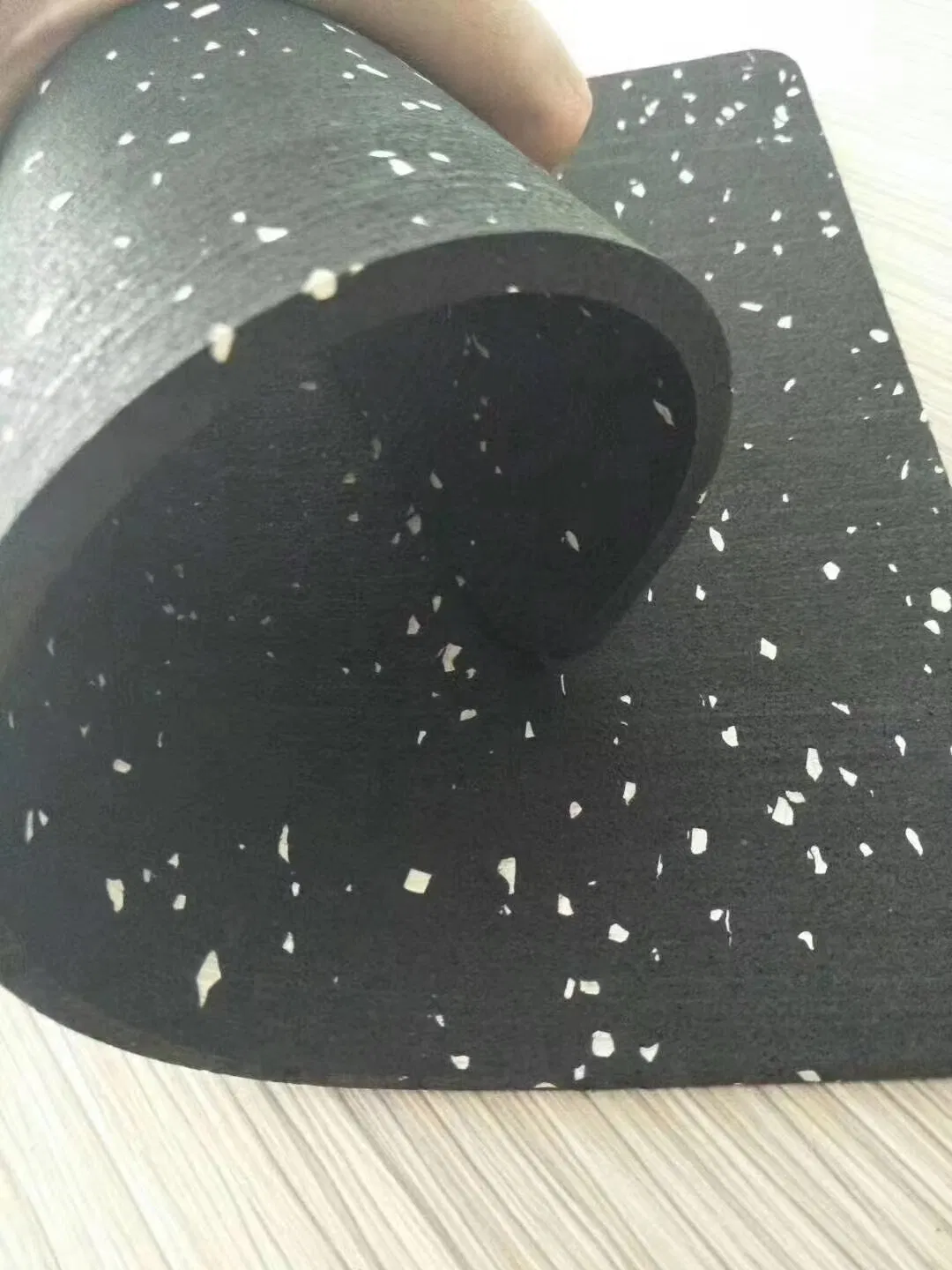 Rubber 8mm 10% Color High Impact Commercial Rubber Gym Flooring Roll