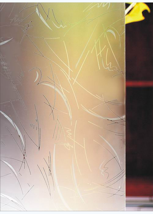 Acid Etched Glass, Art Glass