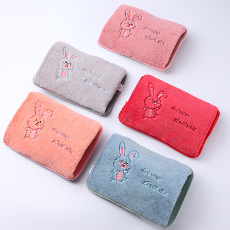 Hot Selling Intelligent Temperature Electricity Double Plug Hand Warmer Rechargeable Water Bag