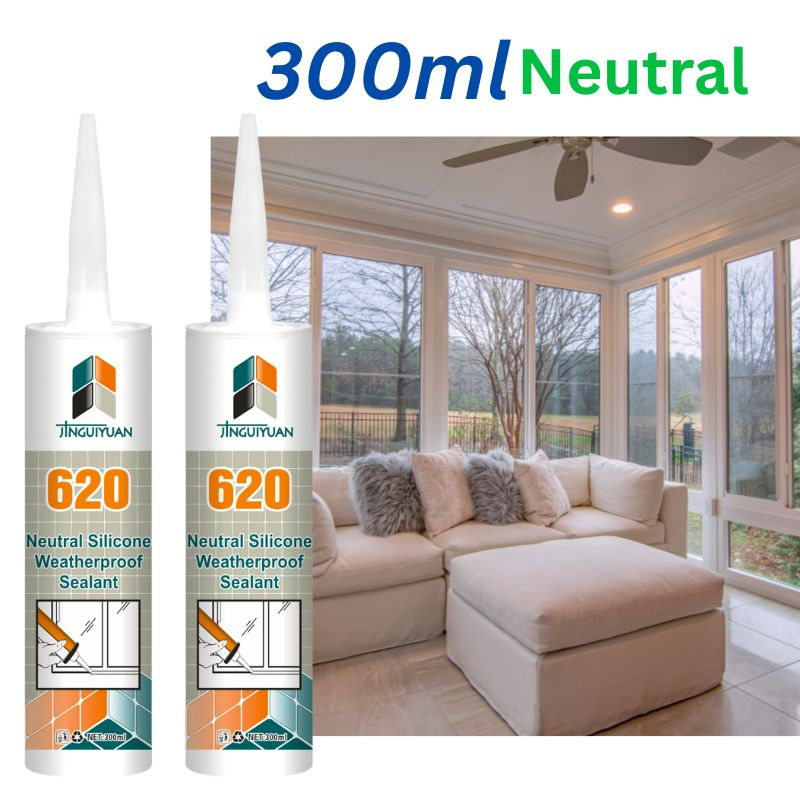 Topsen 620 Affordable Waterproof Neutral Silicone Sealant for Home Renovation