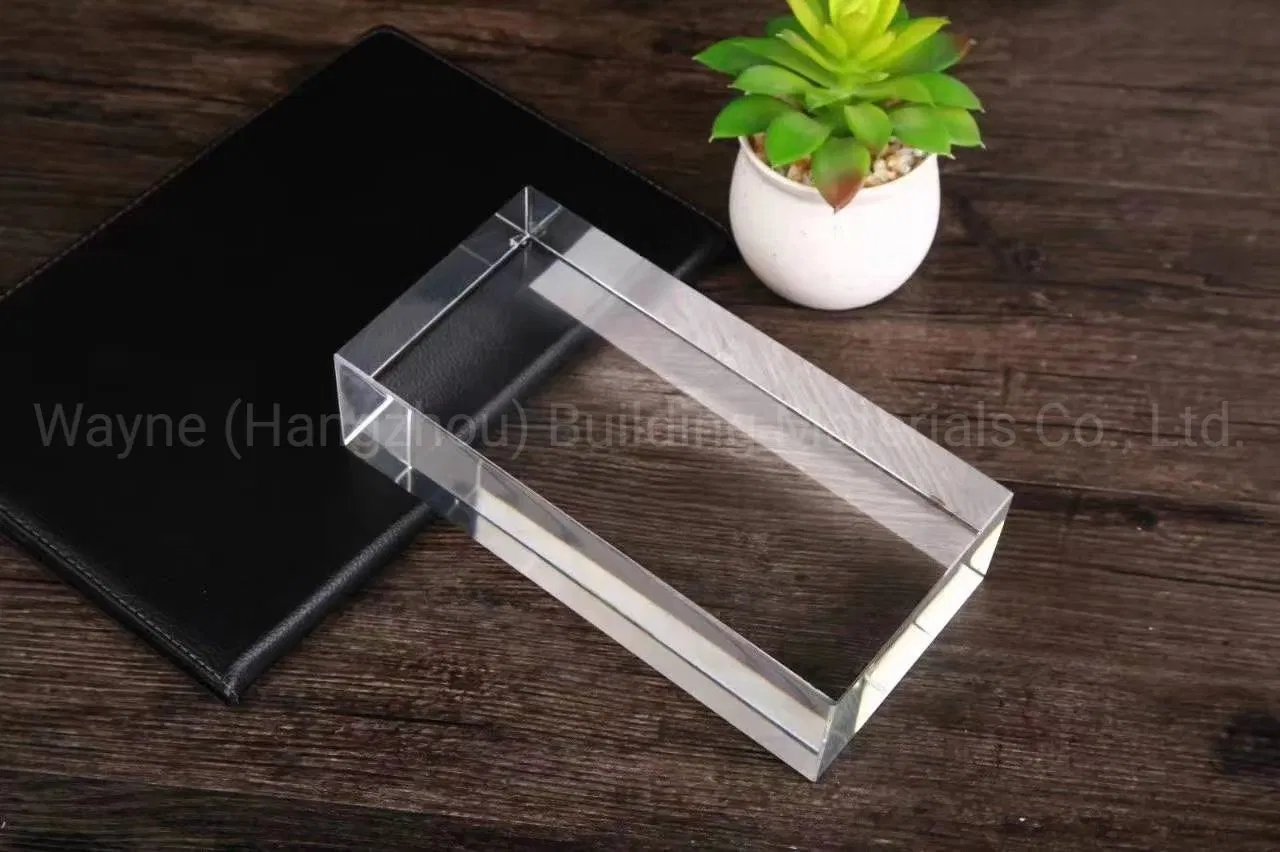 High Quality Ultra Clear Crystal Glass Brick