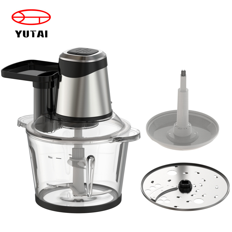 OEM Factory Wholesale Multifunction Household Cheap Price Glass Bowl Electric Meat Grinder Stainless Steel Large Food Meat Grinder Baby Food Vegetable Chopper