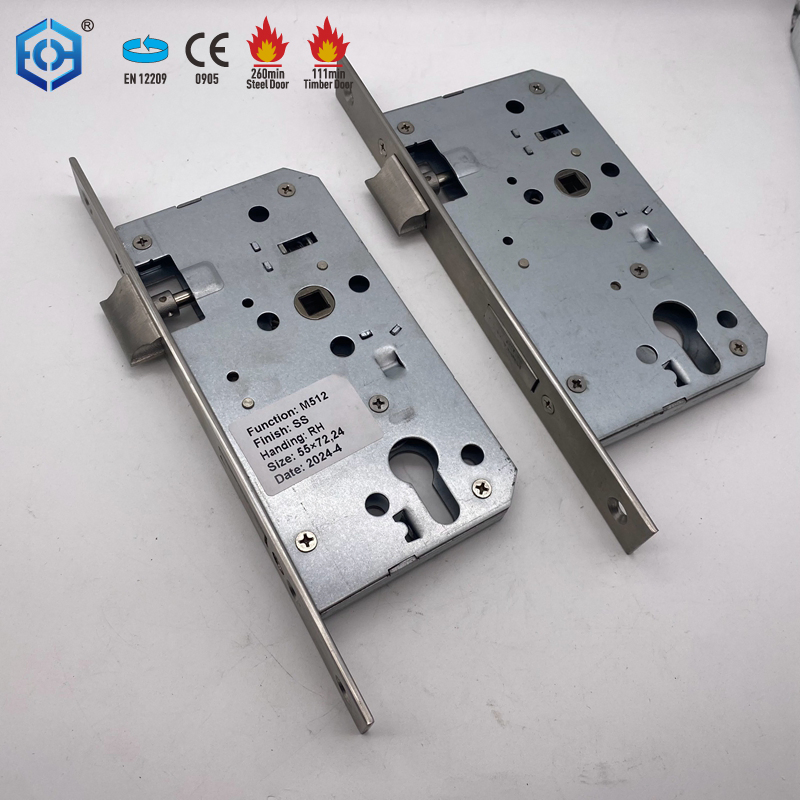 Interior Door Hardware CE Mark Stainless Steel Fire Proof European Mortise Lock