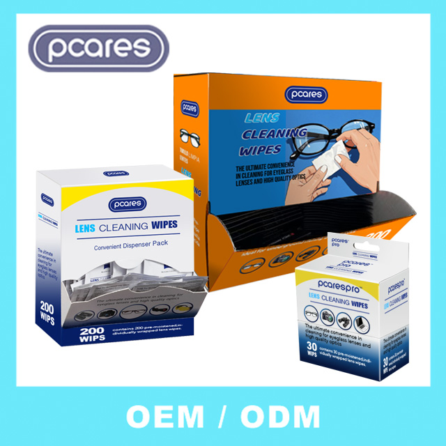 20 Pieces Individually Packaged Antibacterial Alcohol-Based Anti-Fog Lens Hygiene Wipes High Quality Cleaning Wipes Glasses Camera Computer Screem Deep Cleaning