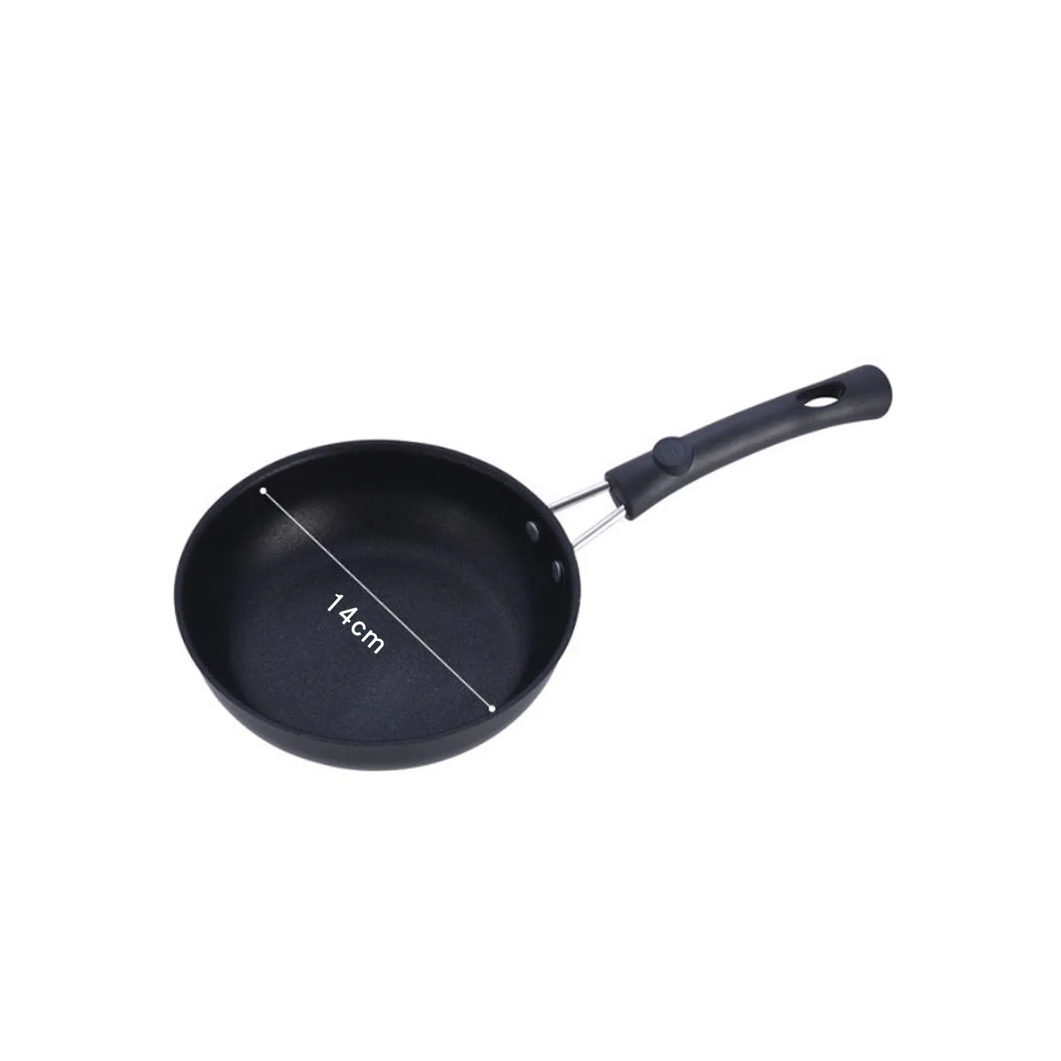 Nonstick Fry Pan Skillet Cookware Grantie Coating Black Medical Stone Omelette Pan