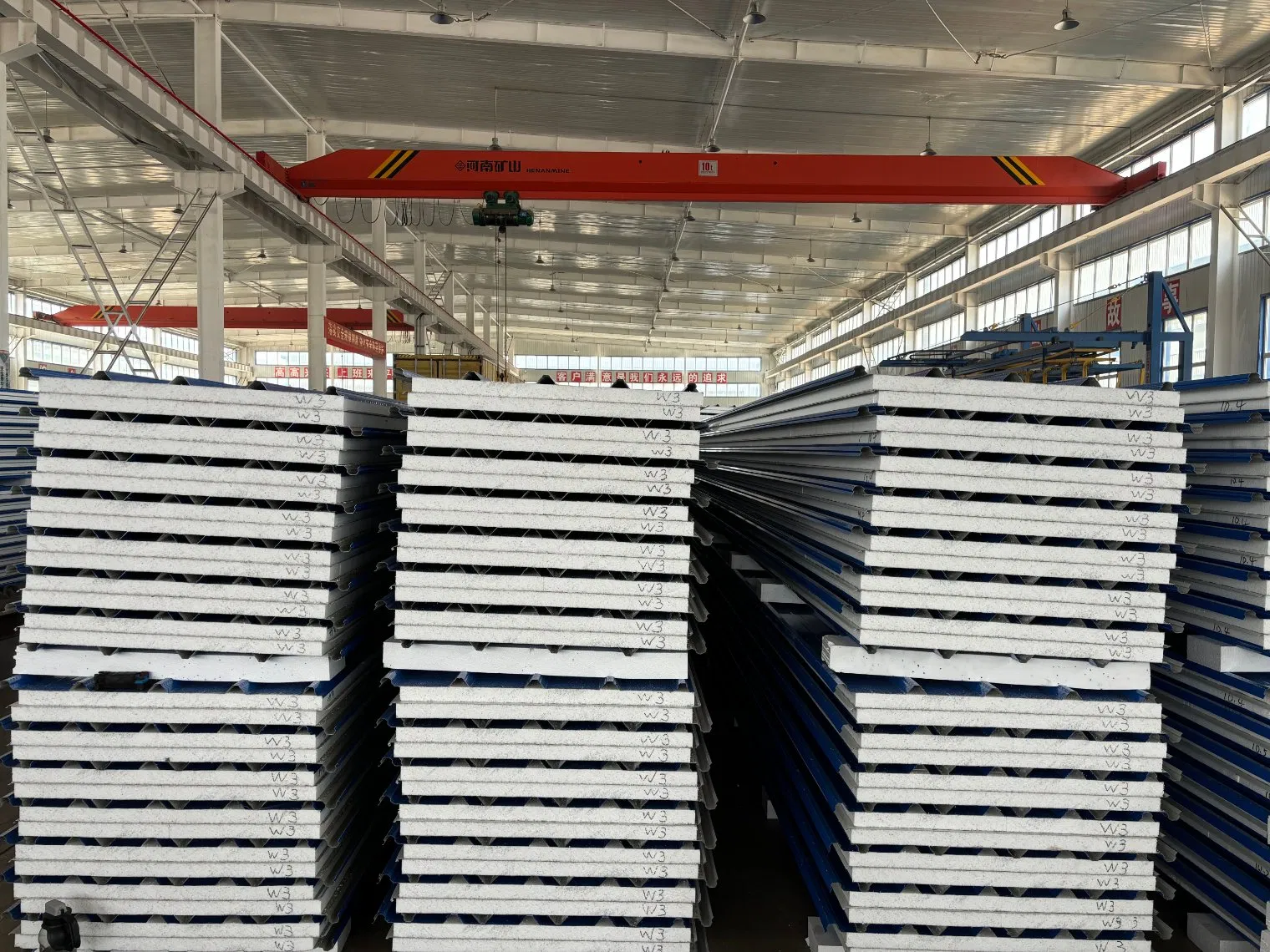 Rock Wool Sandwich Board Foam Polyphenyl Board Color Steel EPS Sandwich Panel